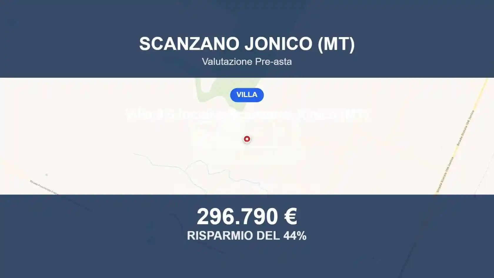 Villa in vendita a Scanzano Jonico