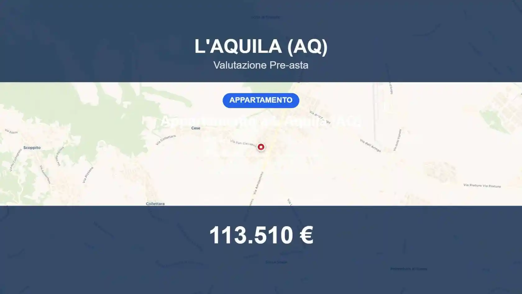 Appartamento in vendita a L'Aquila