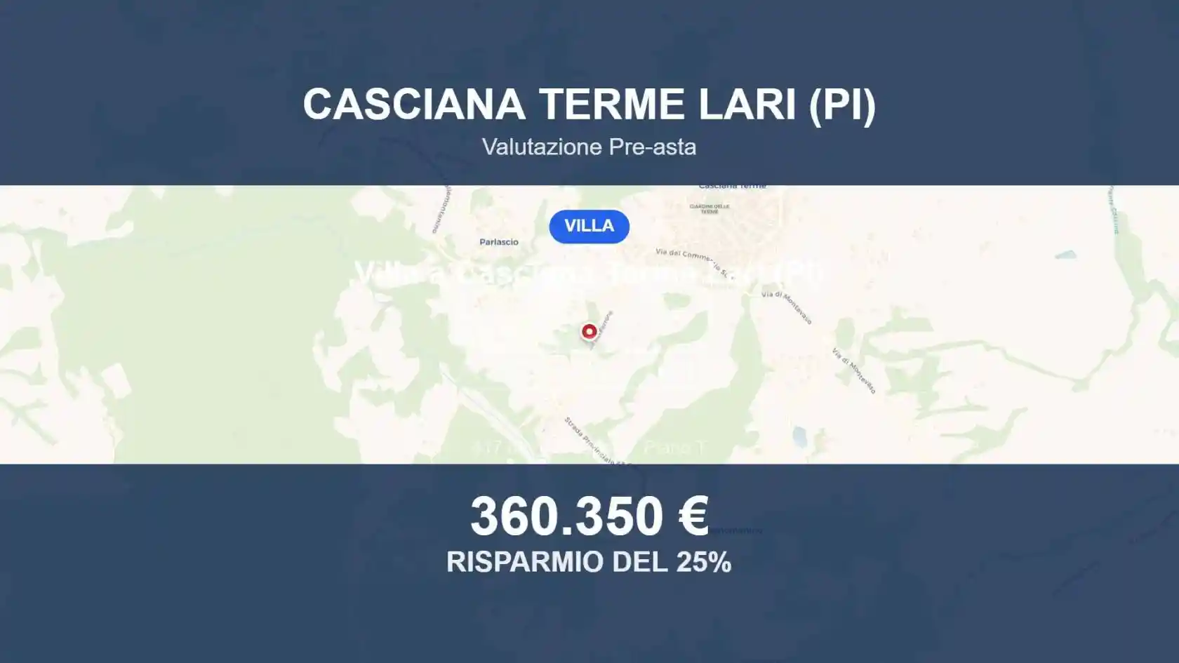 Villa in vendita a Casciana Terme Lari