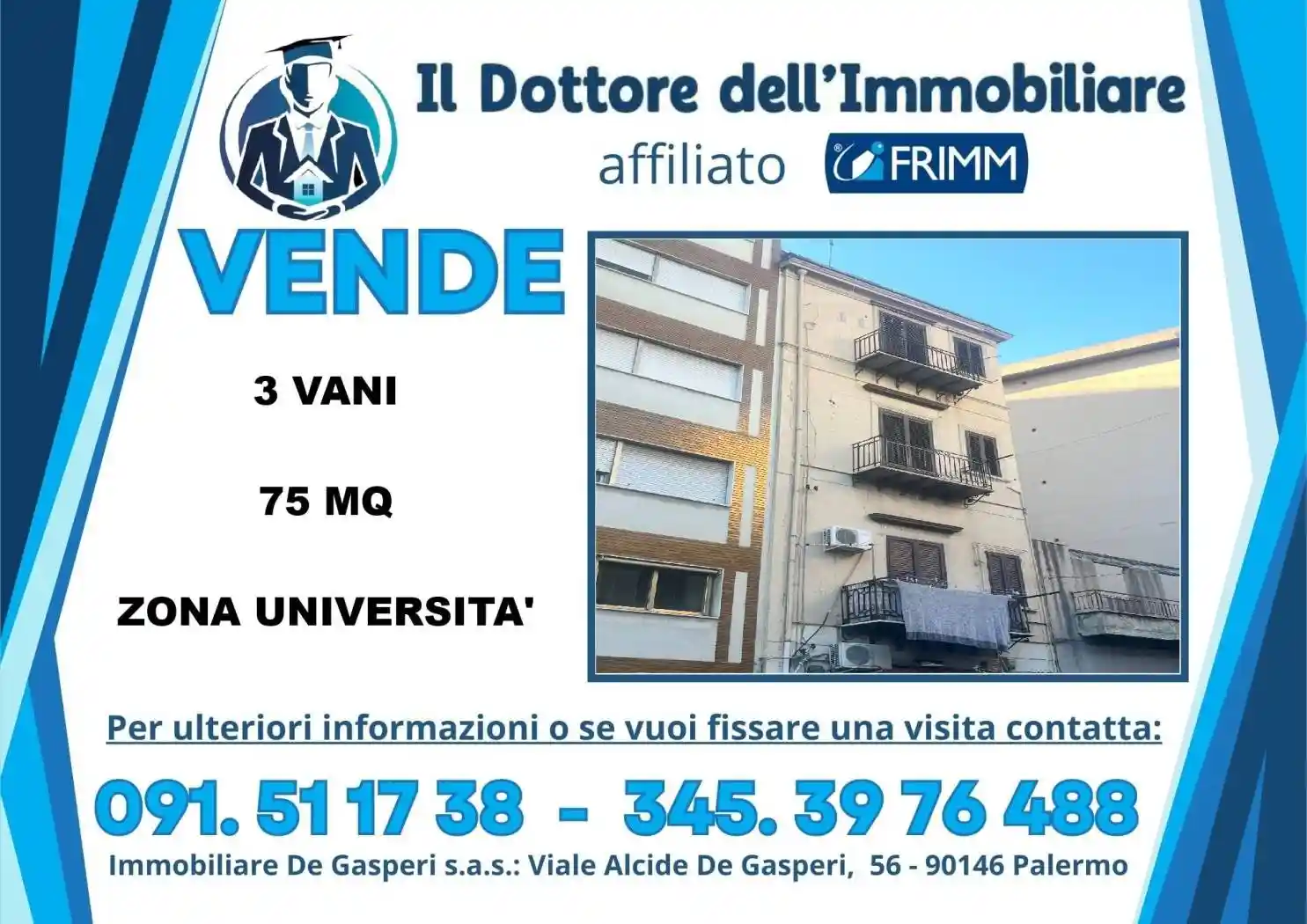 Appartamento in vendita a Palermo