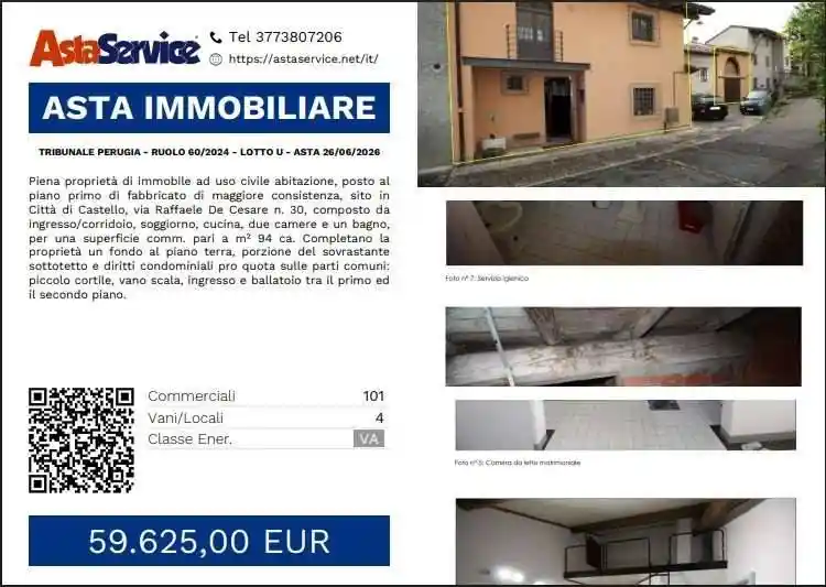 Appartamento in vendita a Città di Castello