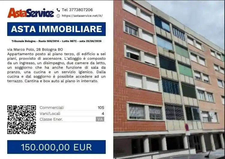 Appartamento in vendita a Bologna