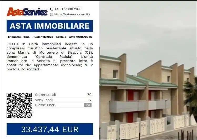 Appartamento in vendita a Montenero di Bisaccia