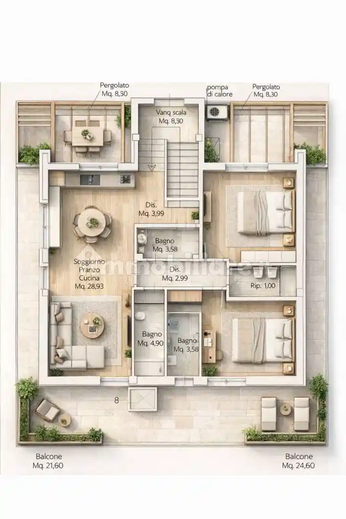Attico - Mansarda in vendita a Misano Adriatico