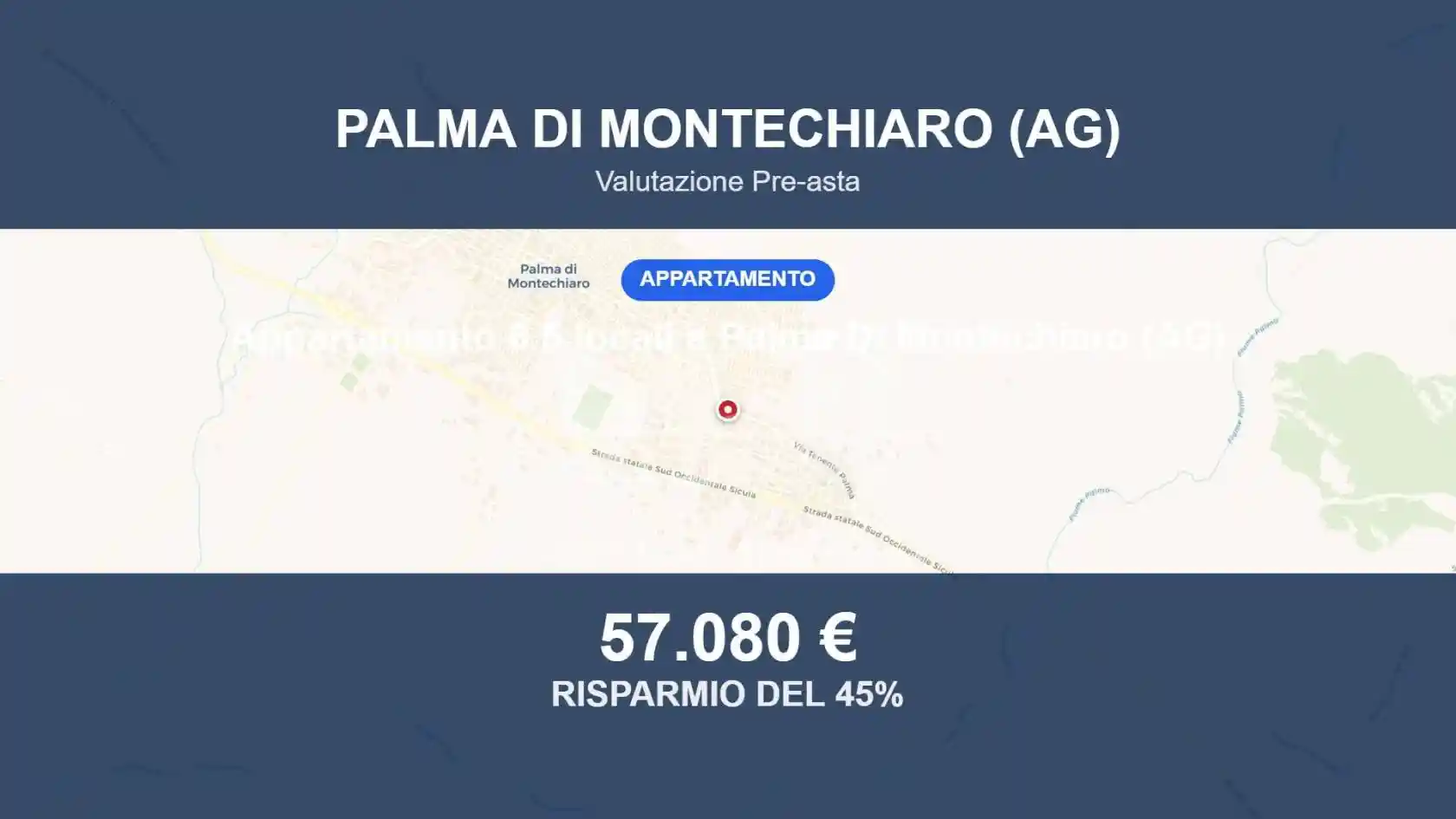 Appartamento in vendita a Palma di Montechiaro