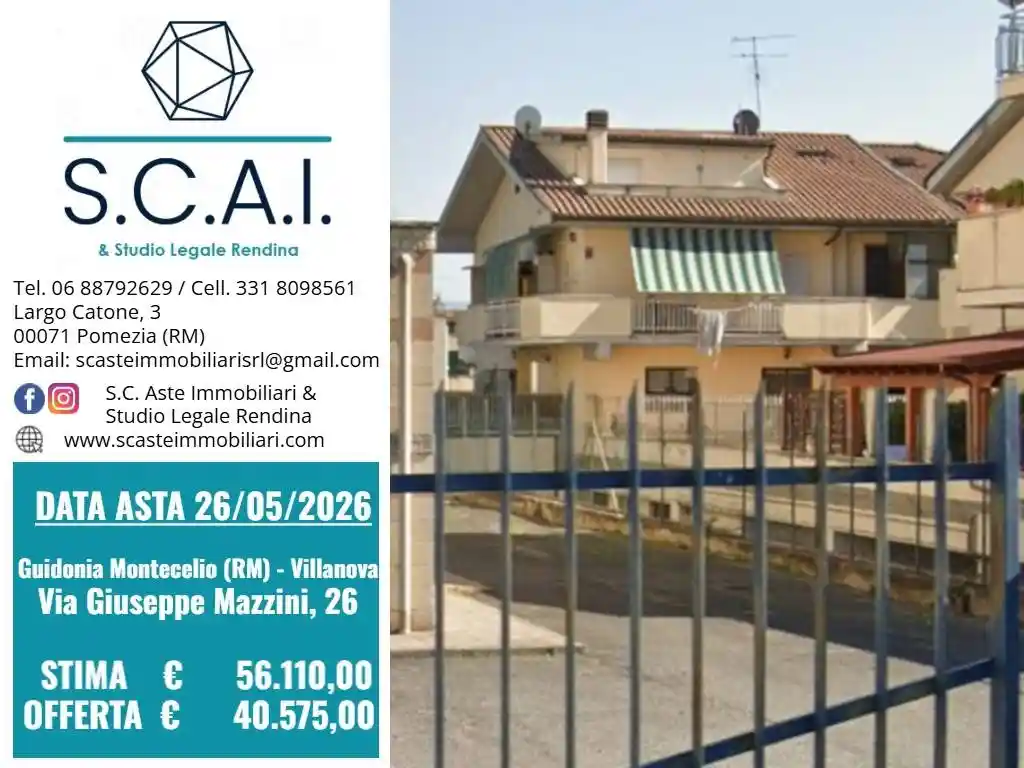 Appartamento in vendita a Guidonia Montecelio