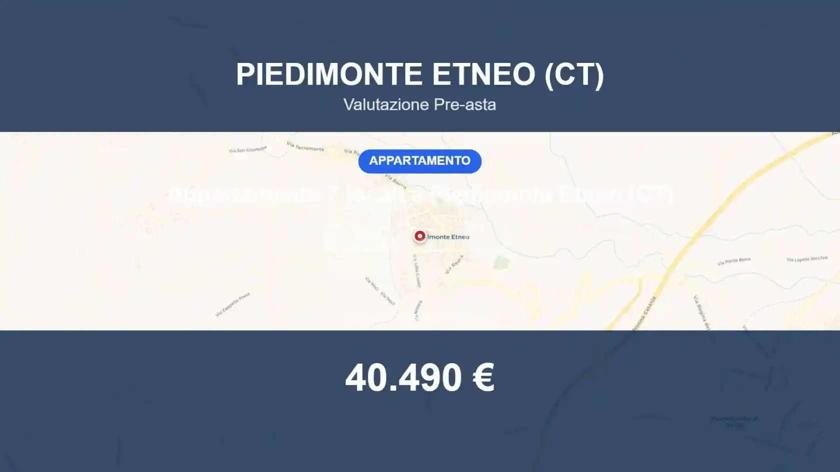 Appartamento in vendita a Piedimonte Etneo