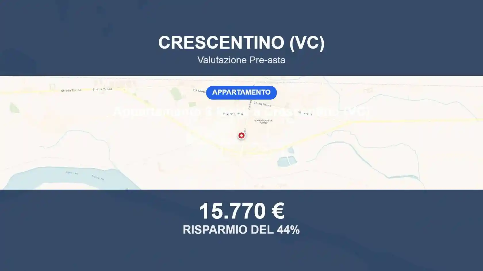 Appartamento in vendita a Crescentino