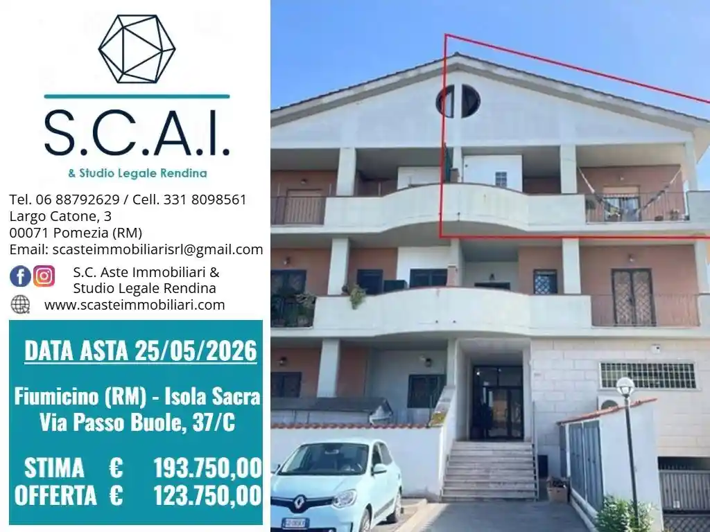 Appartamento in vendita a Fiumicino