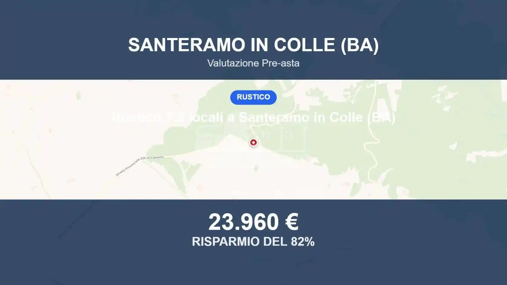 Rustico - Casale in vendita a Santeramo in Colle