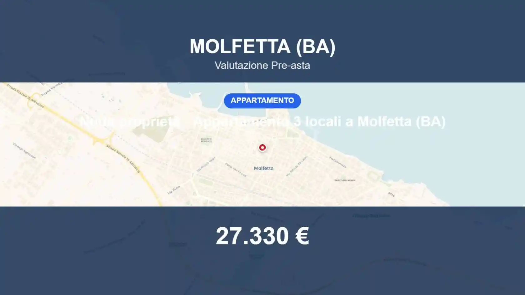 Appartamento in vendita a Molfetta