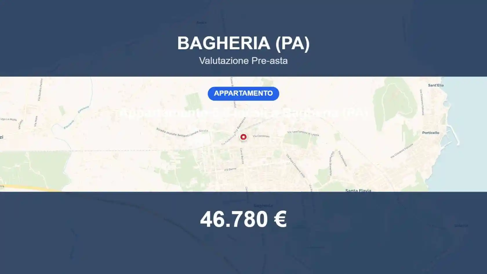 Appartamento in vendita a Bagheria