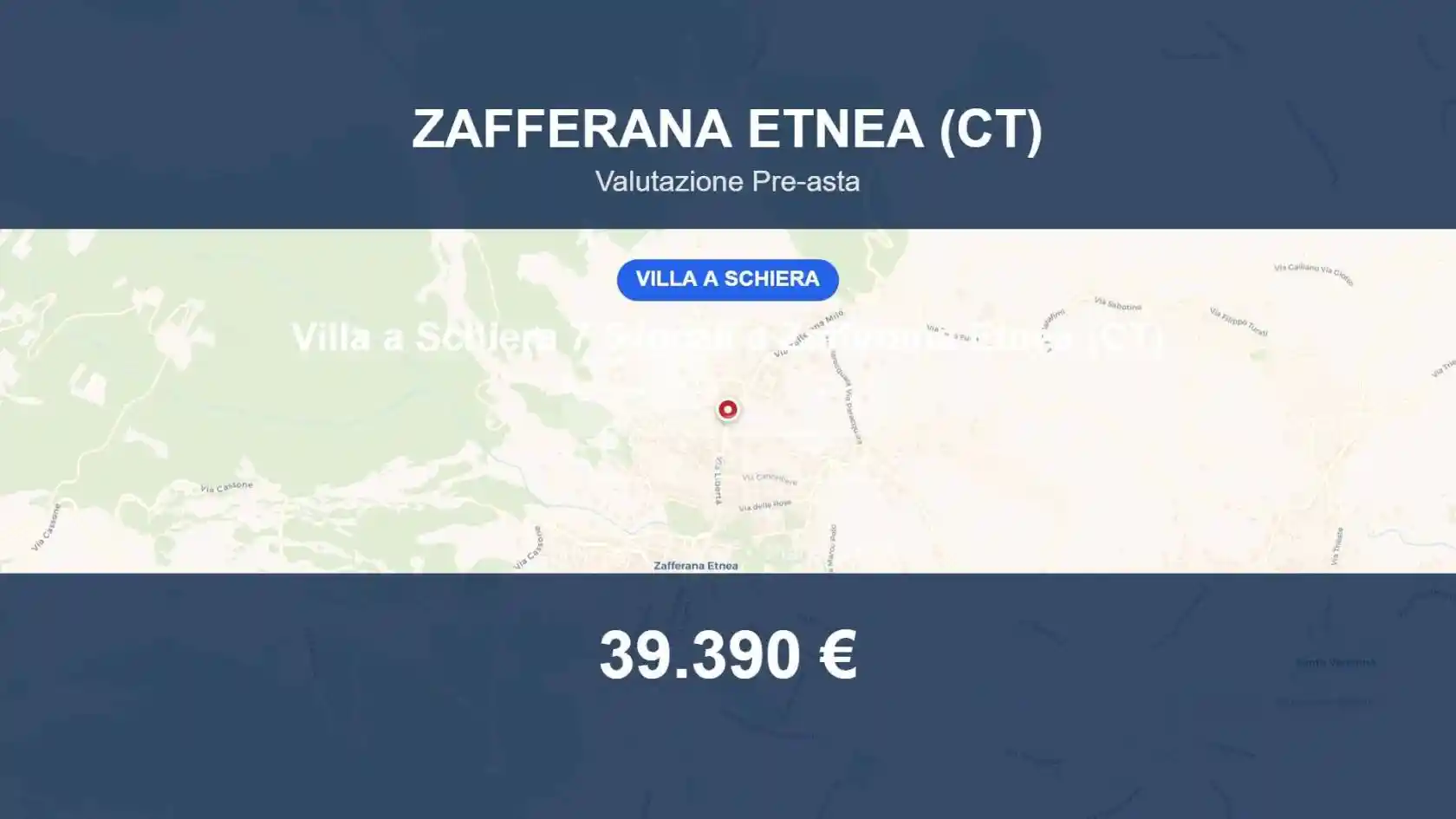 Villetta a schiera in vendita a Zafferana Etnea