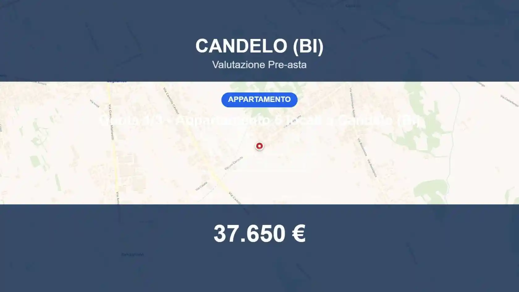 Appartamento in vendita a Candelo