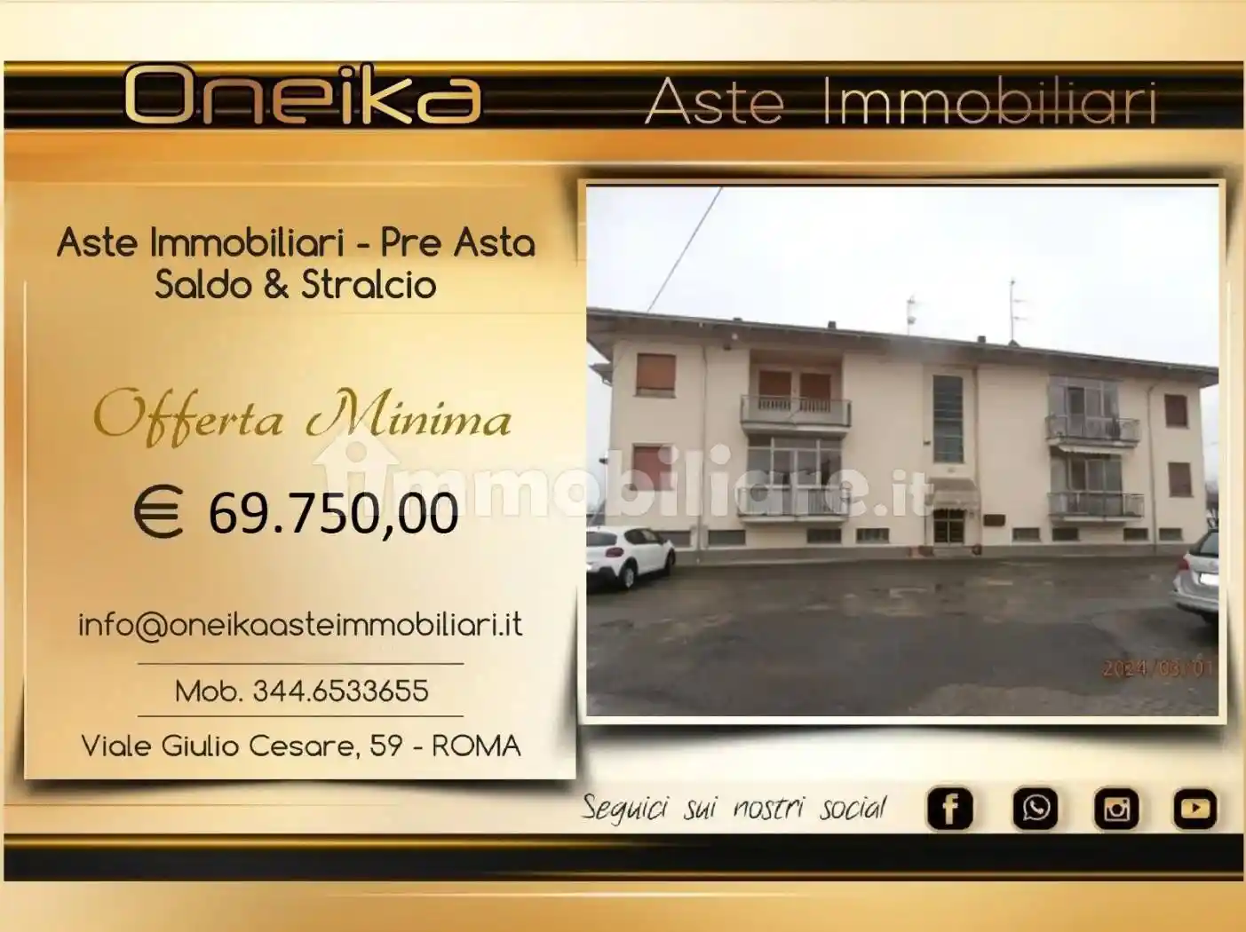 Appartamento in vendita a Fontanellato