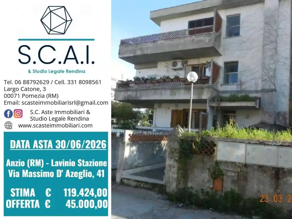 Appartamento in vendita a Anzio