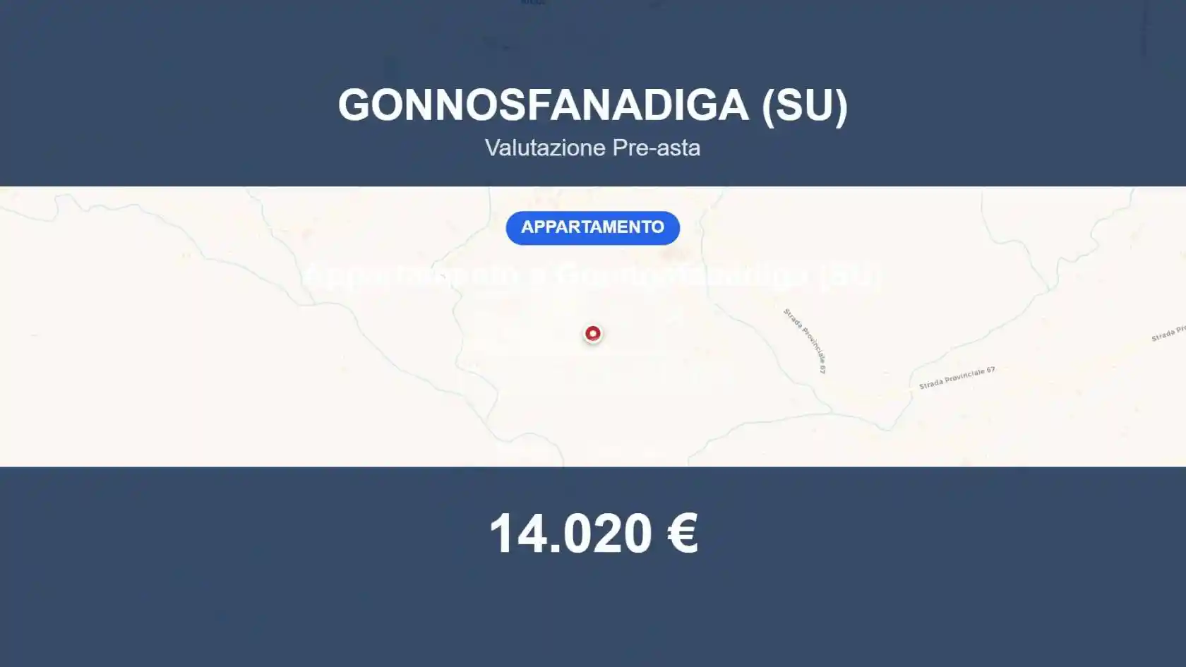 Appartamento in vendita a Gonnosfanadiga