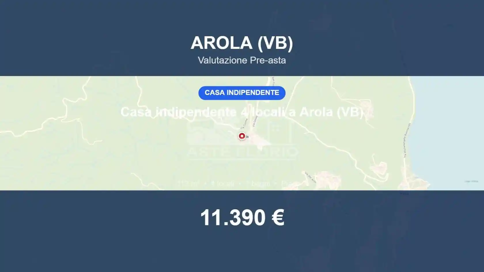 Villa in vendita a Arola