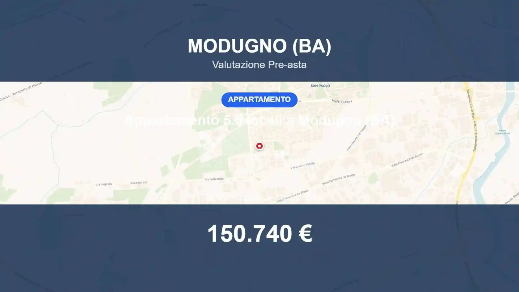 Appartamento in vendita a Modugno