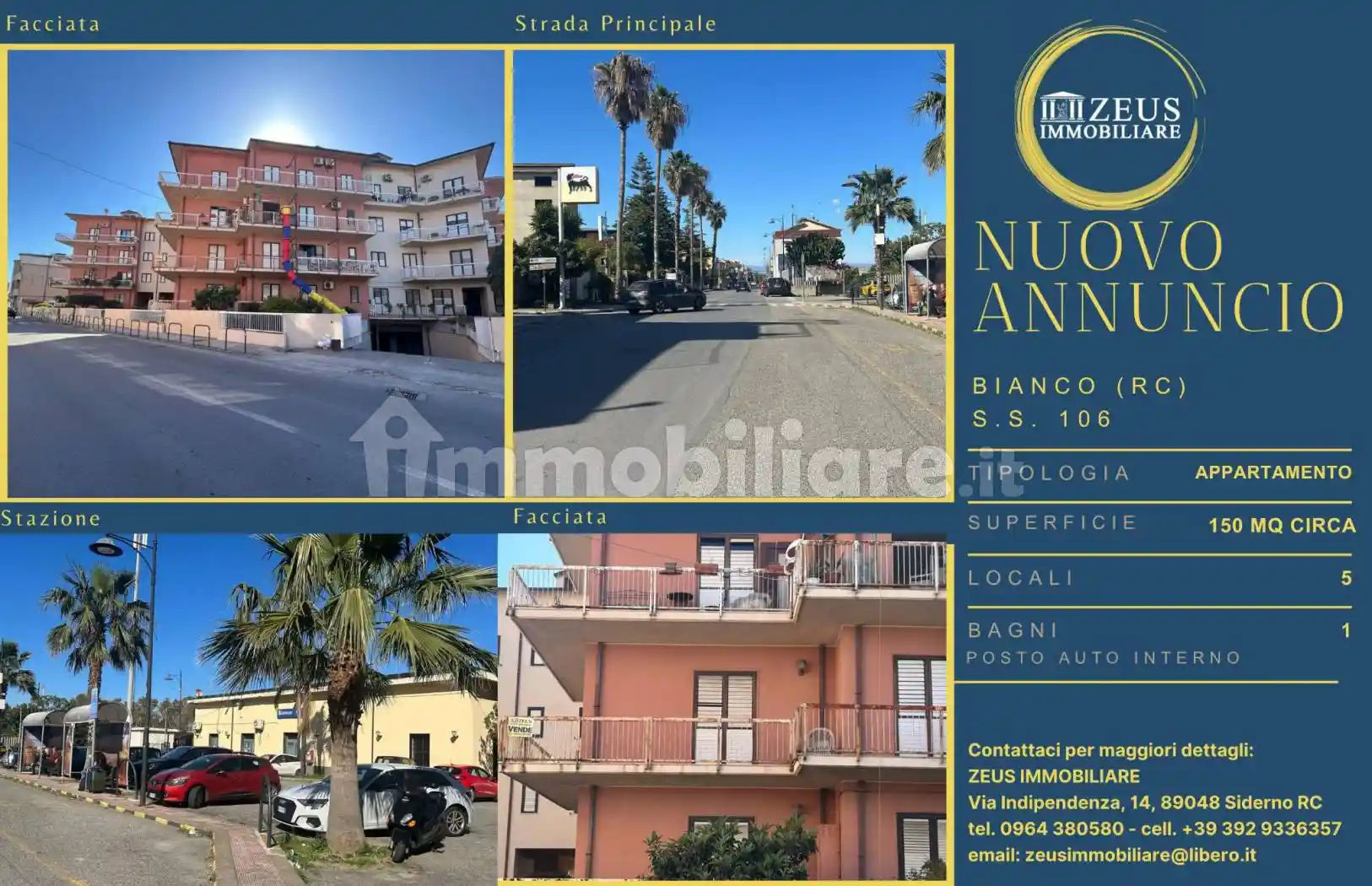 Appartamento in vendita a Bianco