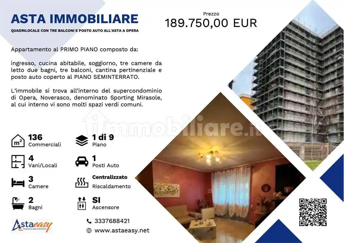 Appartamento in vendita a Opera