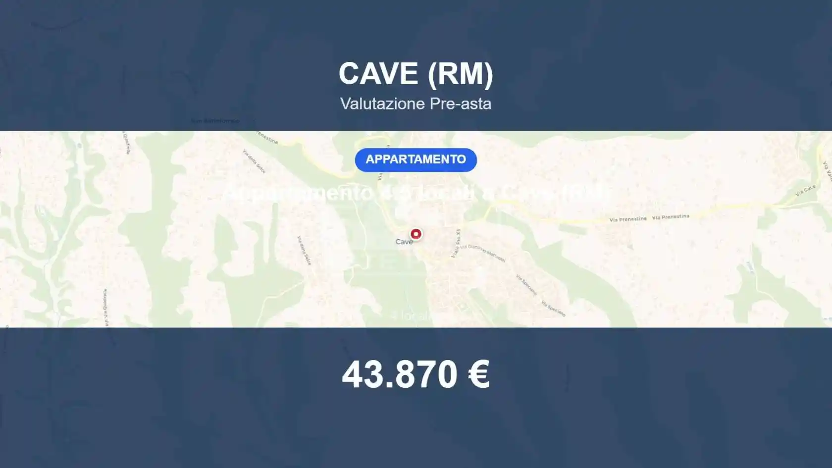 Appartamento in vendita a Cave
