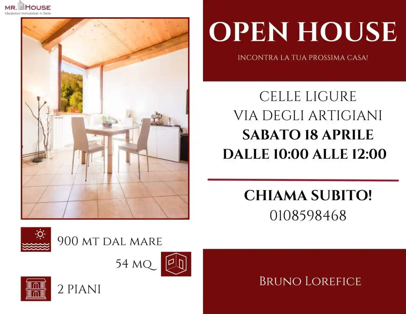 Appartamento in vendita a Celle Ligure