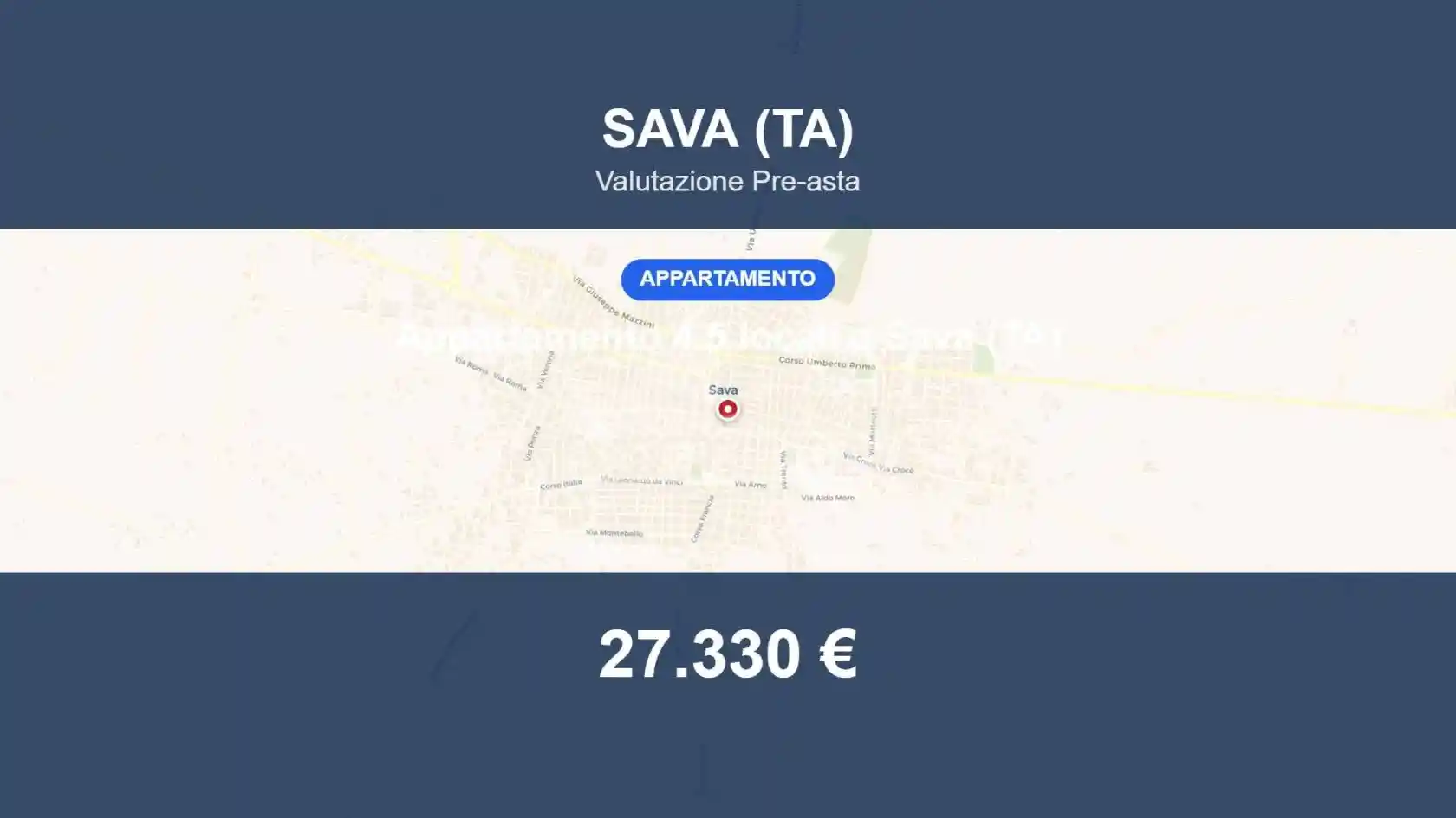 Appartamento in vendita a Sava