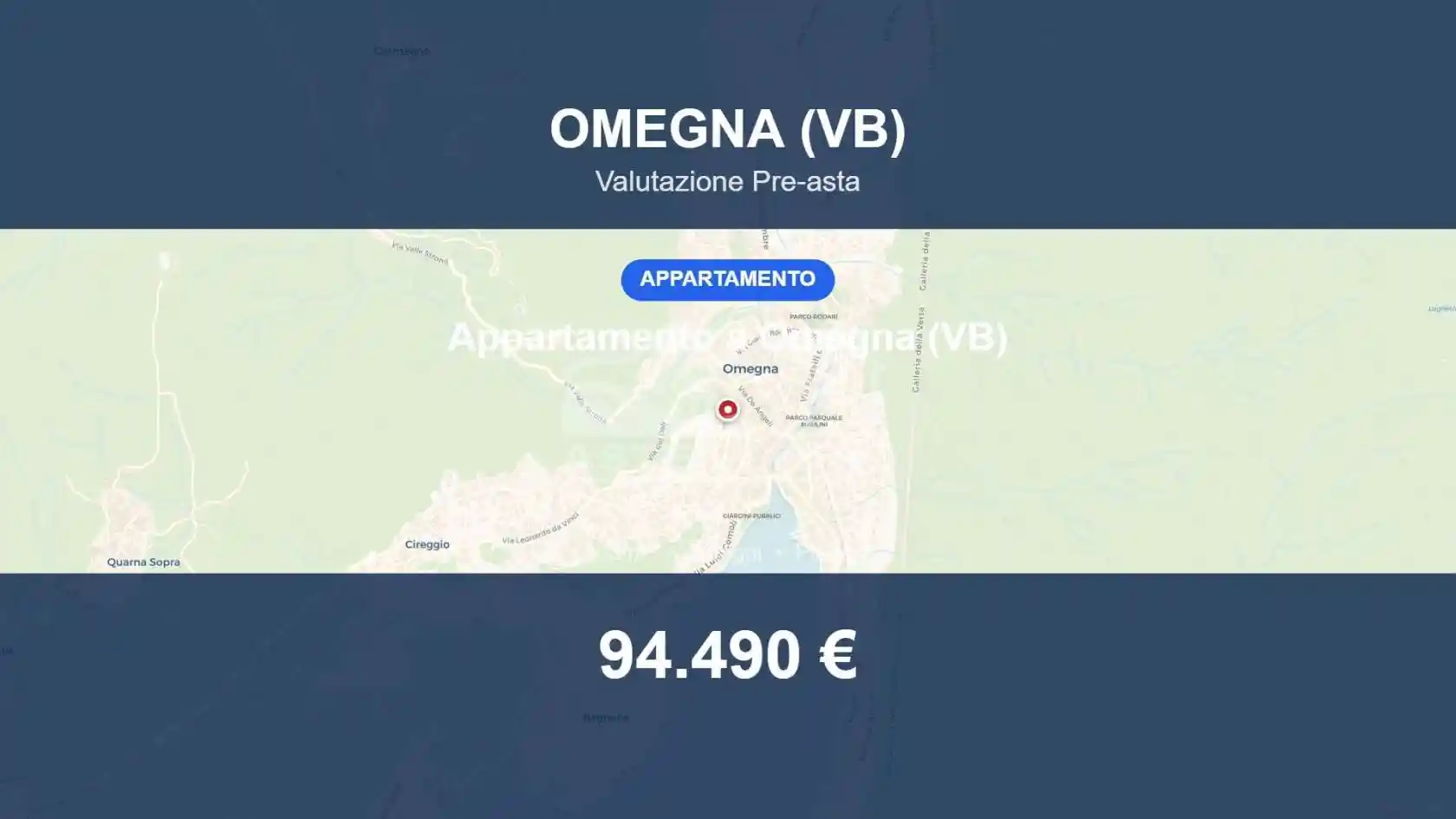 Appartamento in vendita a Omegna