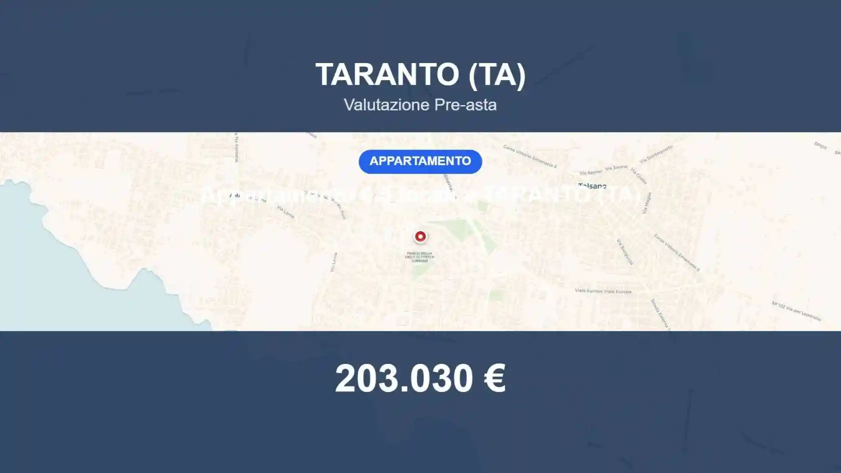 Appartamento in vendita a Taranto