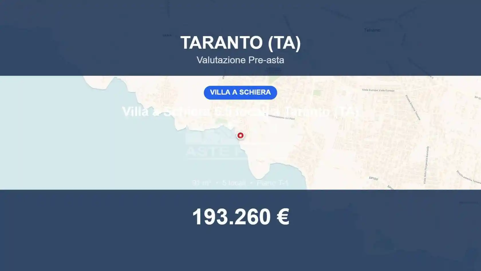 Villetta a schiera in vendita a Taranto