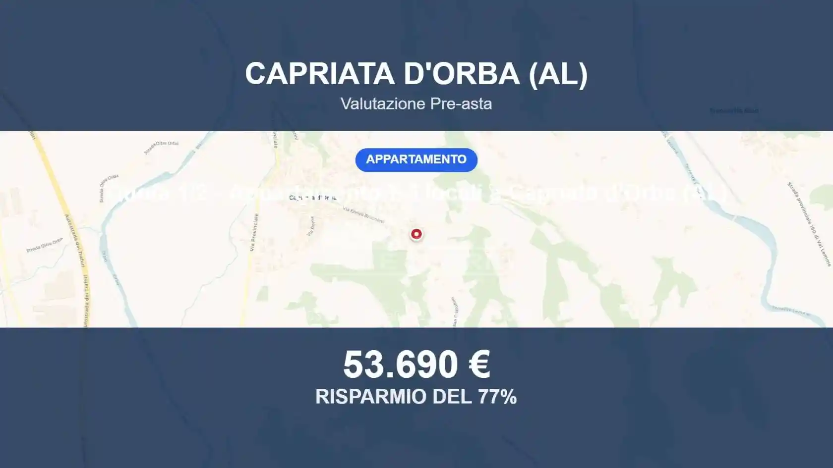 Appartamento in vendita a Capriata d'Orba