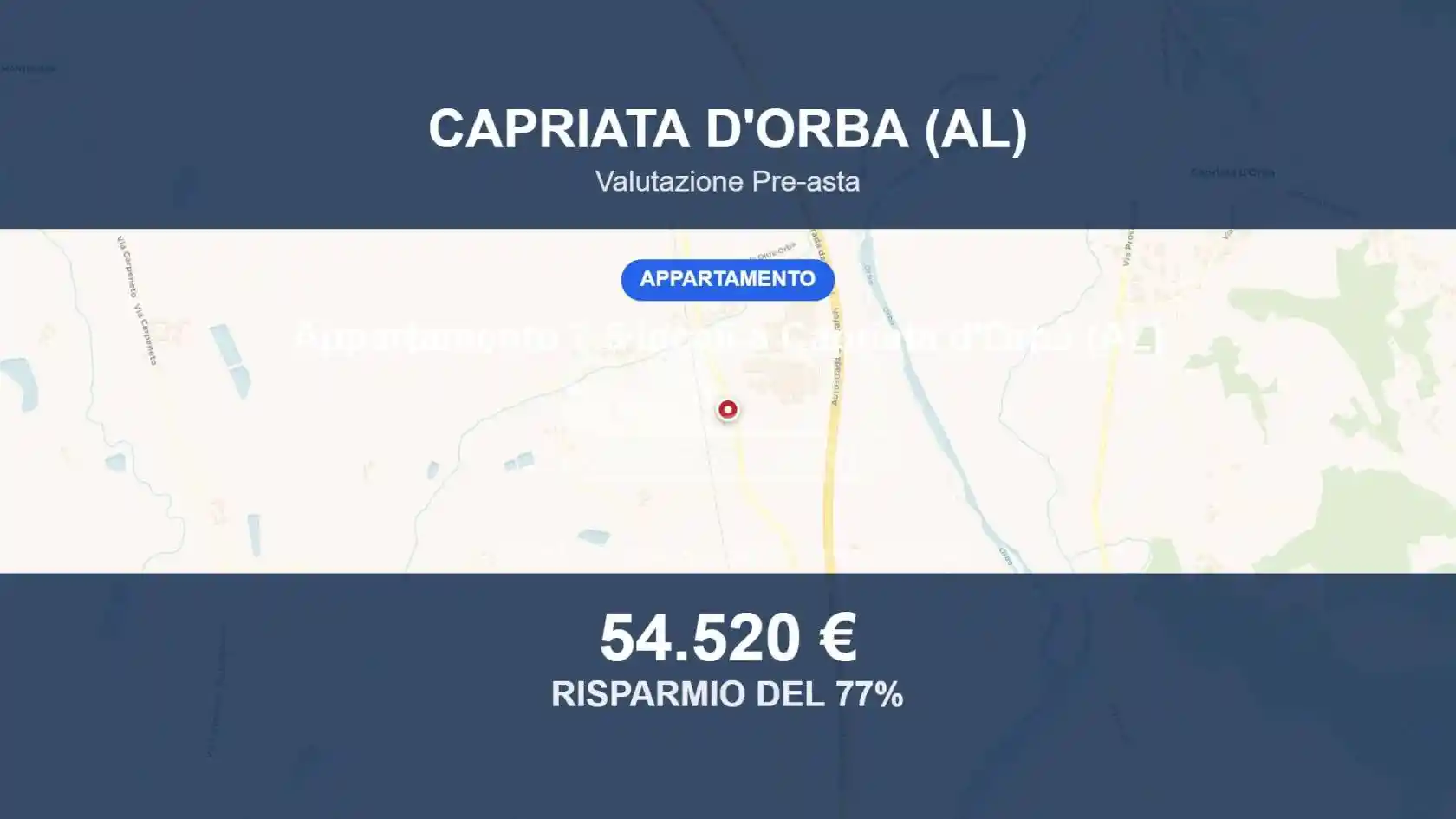 Appartamento in vendita a Capriata d'Orba