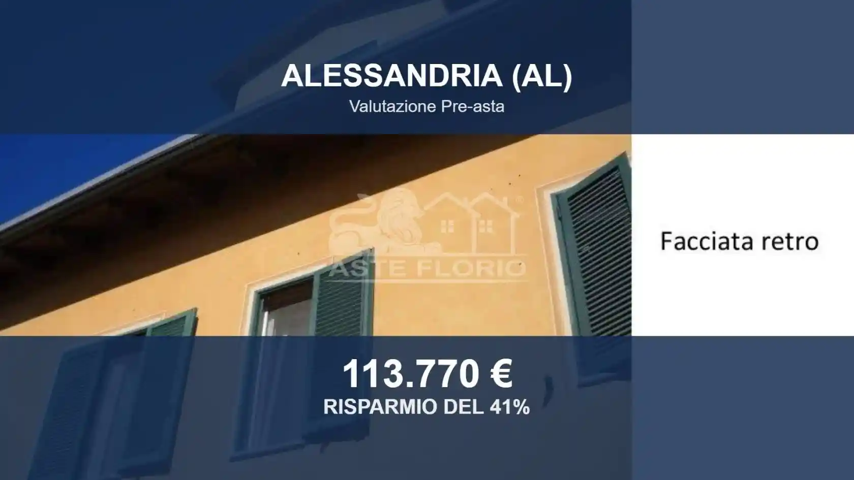 Villetta a schiera in asta a Alessandria
