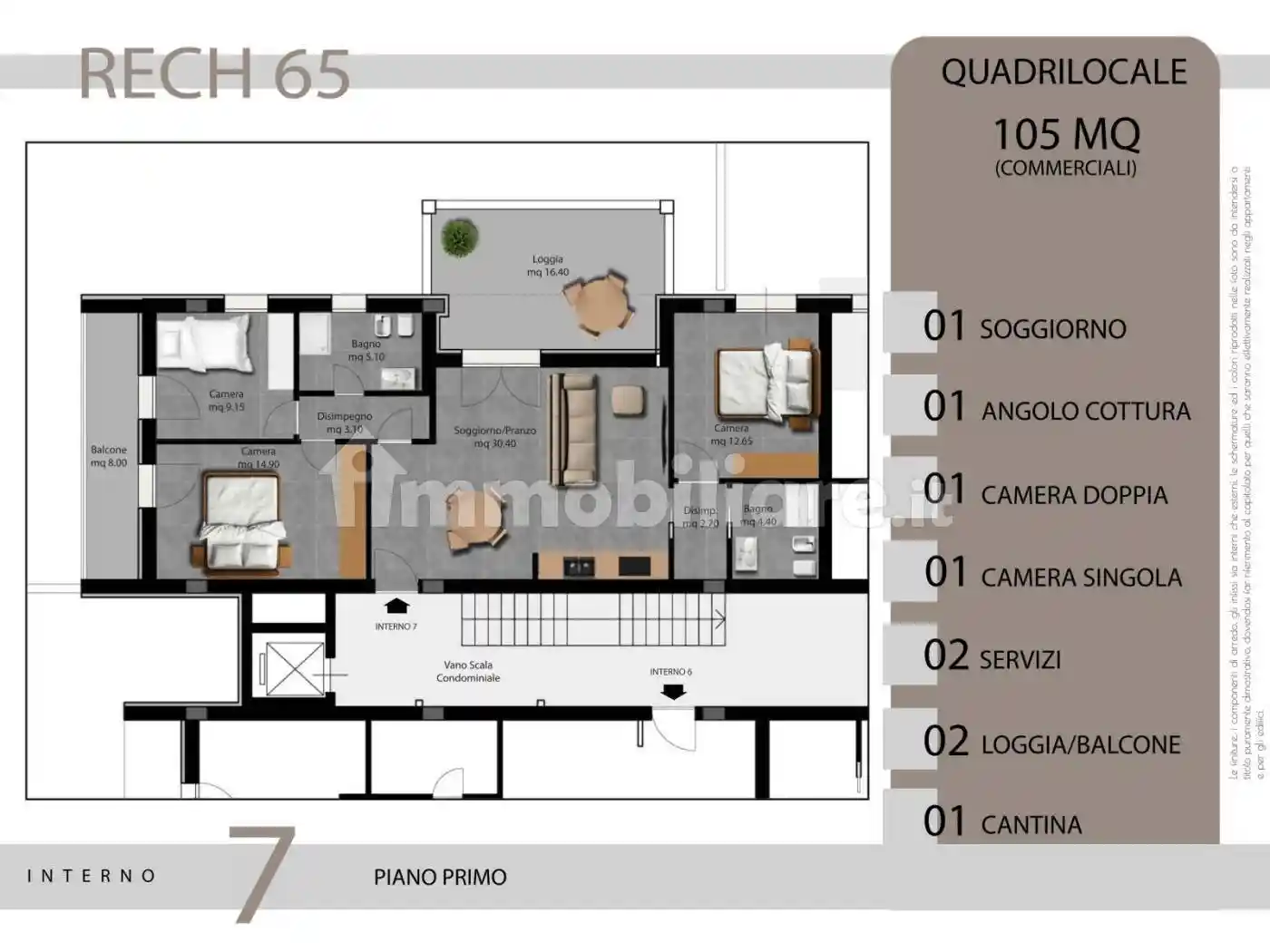 Appartamento in vendita a Roma