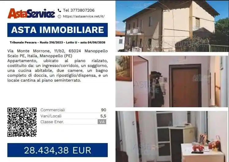 Appartamento in vendita a Manoppello