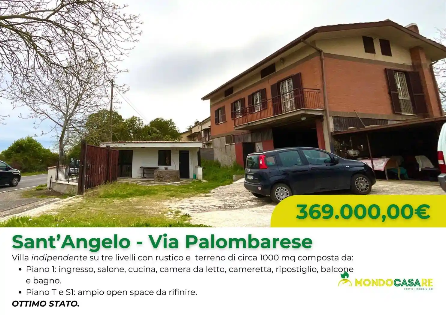 Villa in vendita a Sant'Angelo Romano