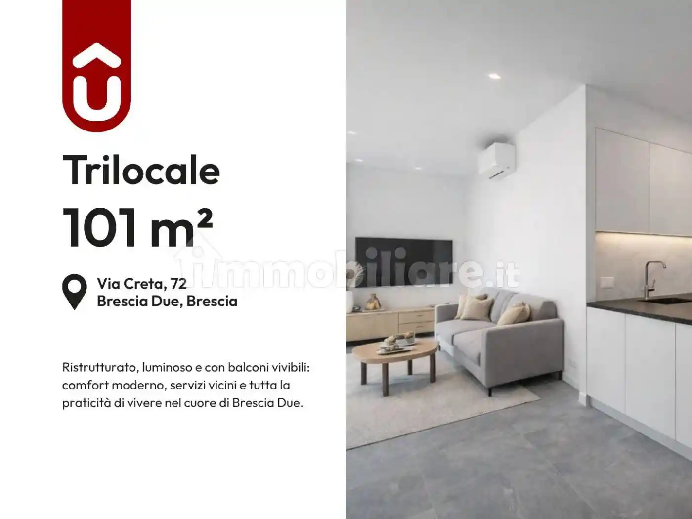 Appartamento in vendita a Brescia