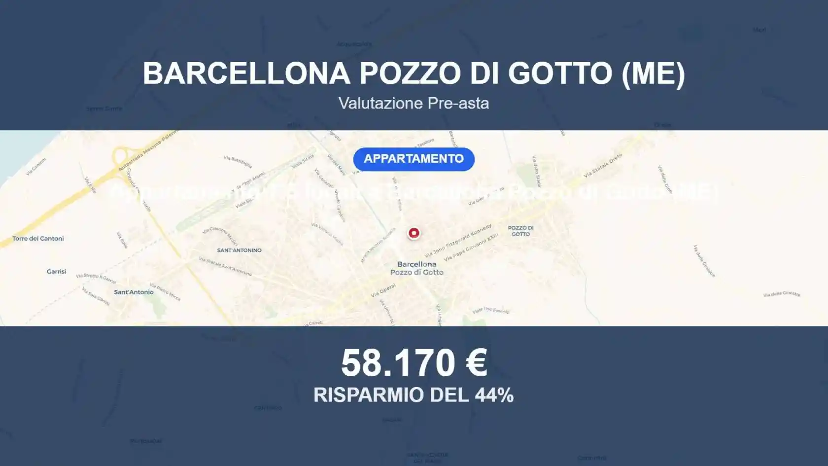 Appartamento in vendita a Barcellona Pozzo di Gotto