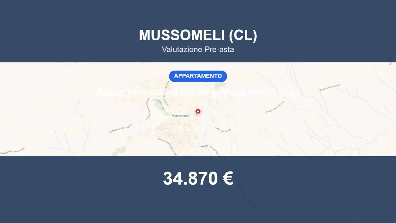 Appartamento in vendita a Mussomeli