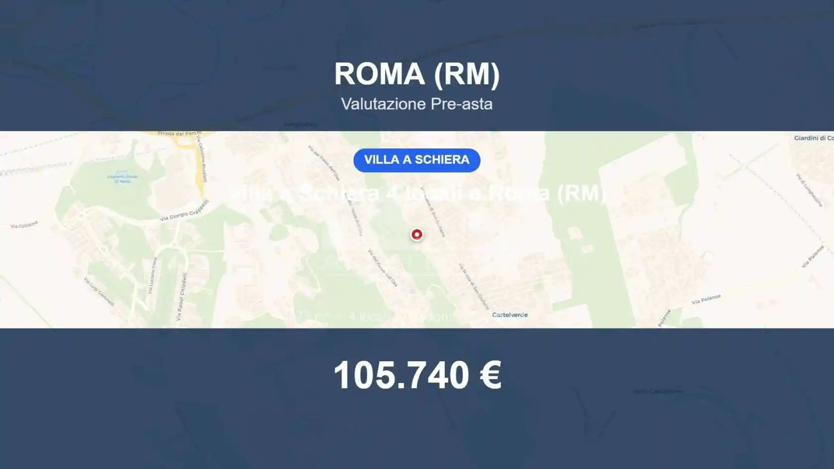 Villetta a schiera in vendita a Roma