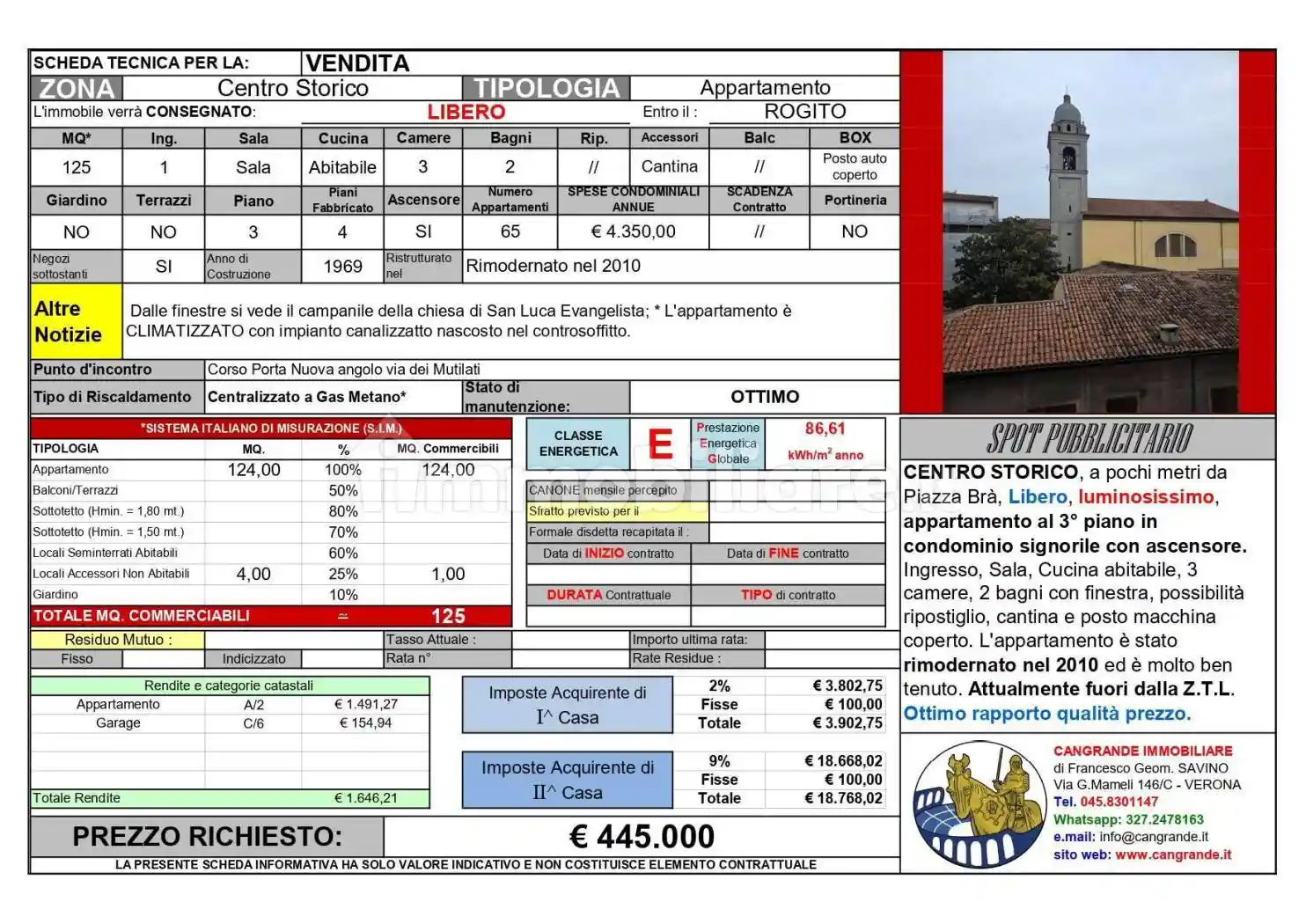 Appartamento in vendita a Verona