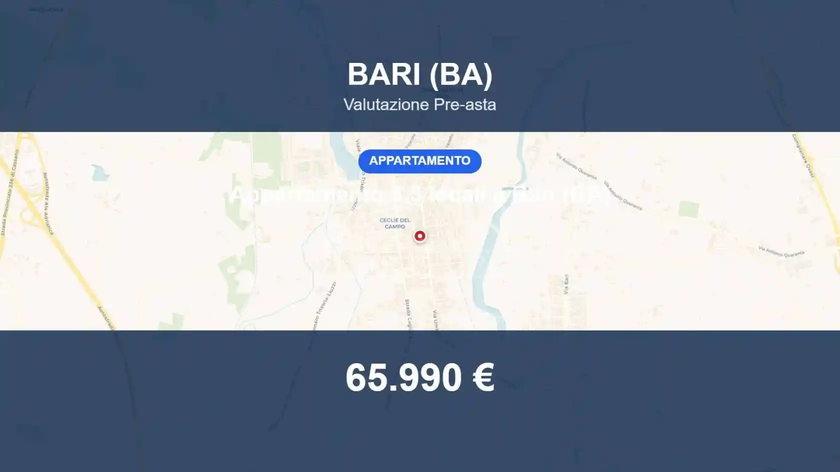 Appartamento in vendita a Bari