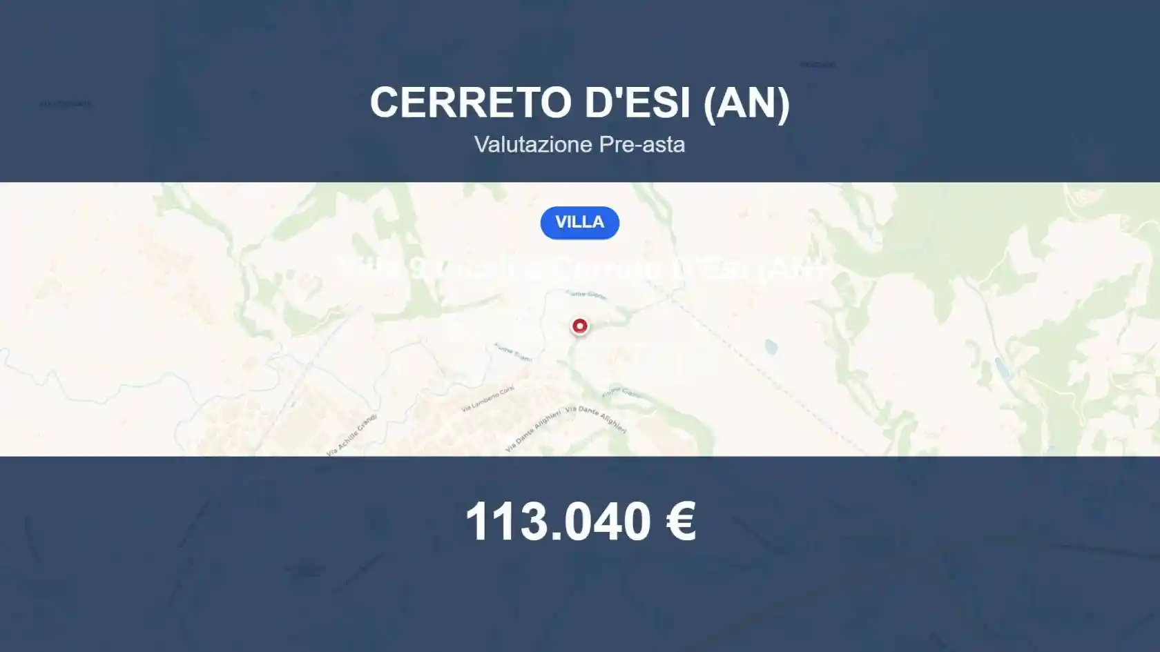 Villa in vendita a Cerreto d'Esi