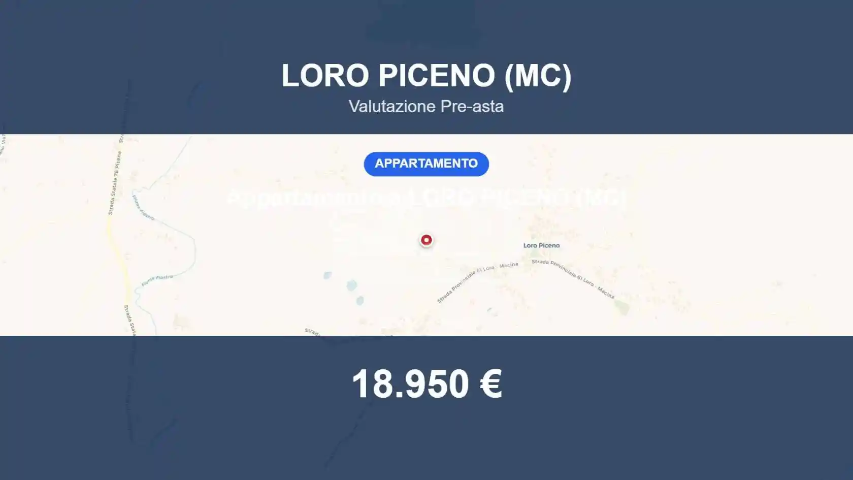 Appartamento in vendita a Loro Piceno