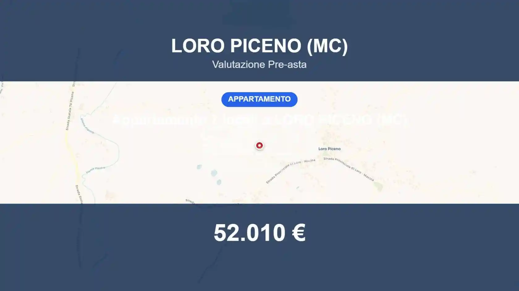 Appartamento in vendita a Loro Piceno