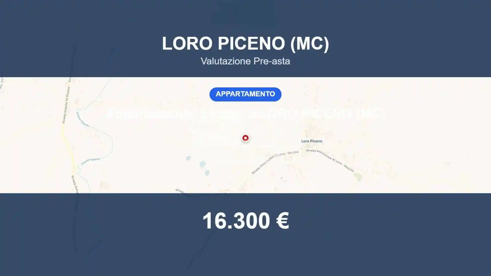 Appartamento in vendita a Loro Piceno
