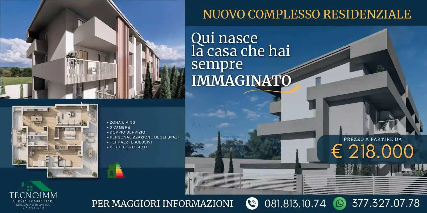 Appartamento in vendita a Teverola