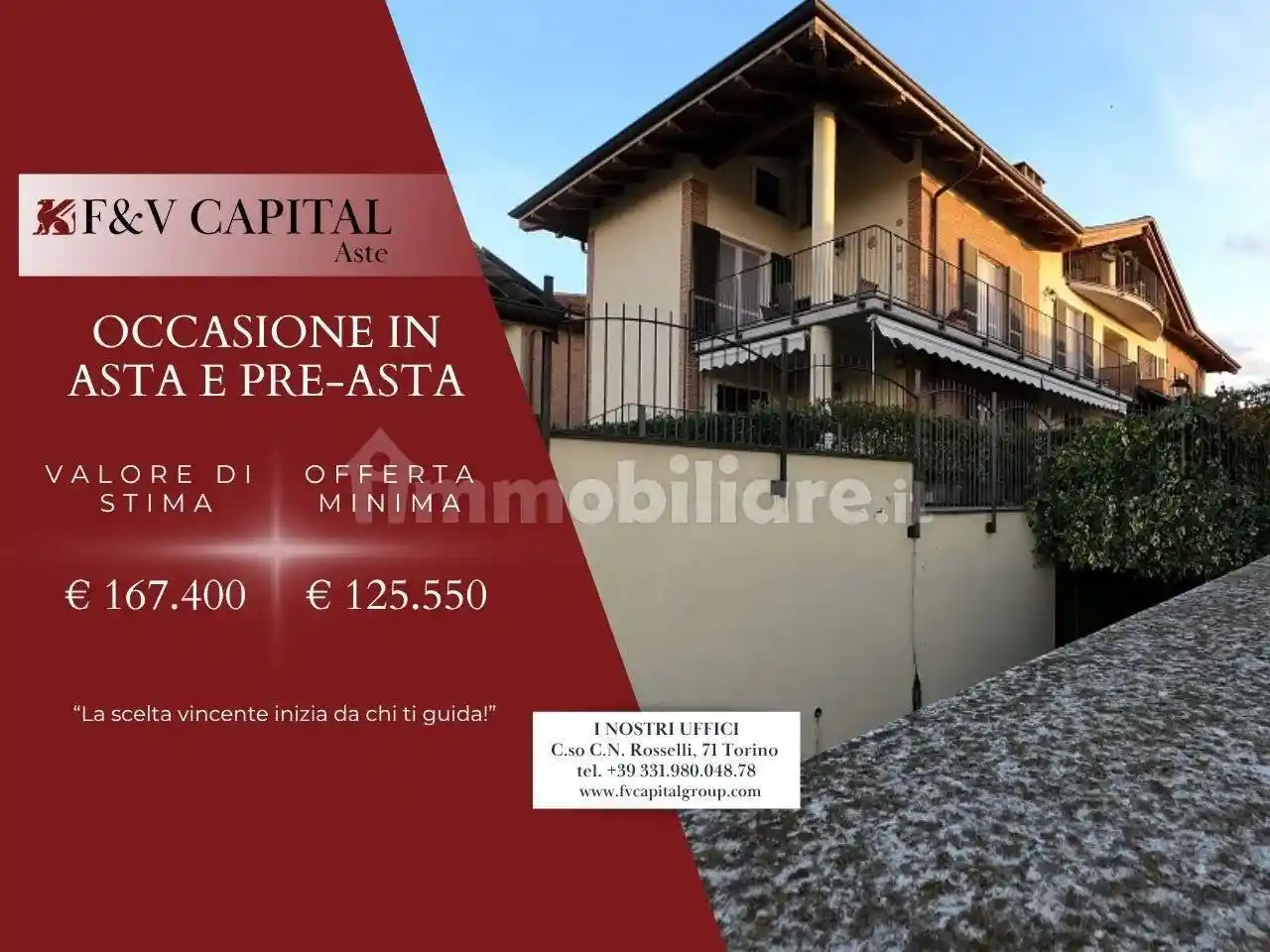 Appartamento in vendita a Riva Presso Chieri