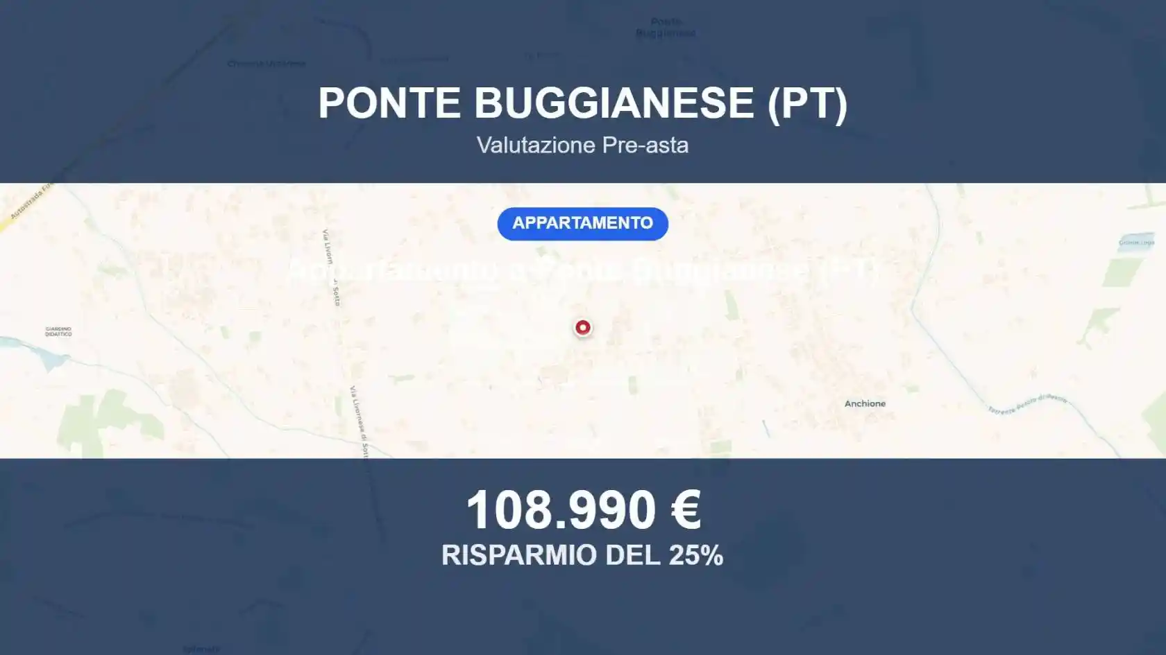 Appartamento in vendita a Ponte Buggianese